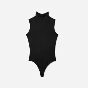 Everlane Black Mockneck Bodysuit